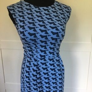 Boden knit dress sz 4 blue